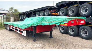100 Ton 4 Axle Low Bed Trailer will be Sent to Blantyre Malawi