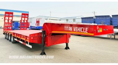 4 Axle 100 ton Lowbed Trailer will be Sent to Malawi