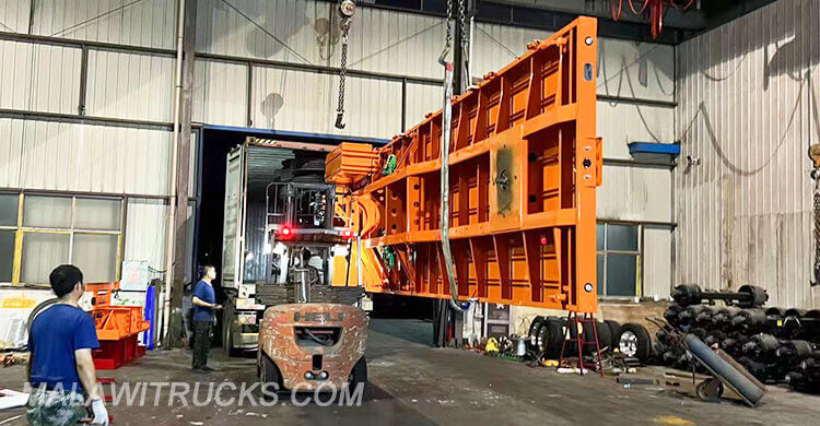 3 Axle Container Flat Bed Trailer for Sale in Malawi