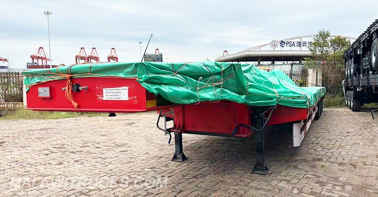 100 Ton 4 Axle Low Bed Trailer for Sale in Blantyre Malawi