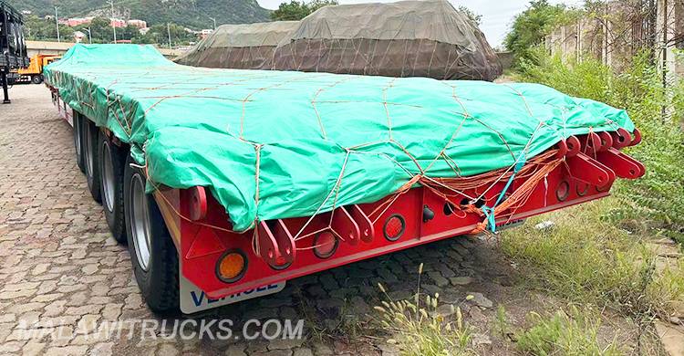 100 Ton 4 Axle Low Bed Trailer for Sale in Blantyre Malawi