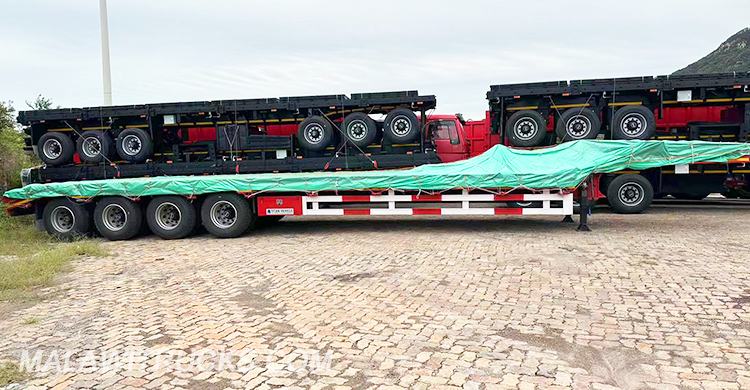 100 Ton 4 Axle Low Bed Trailer for Sale in Blantyre Malawi