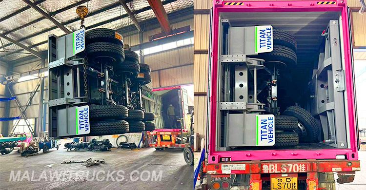 3 Axle Semi Truck Flatbed Trailer for Sale Price in Malawi