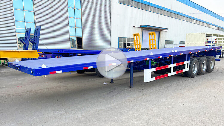 40ft 3 Axle Flatbed Trailer for Sale in Malawi