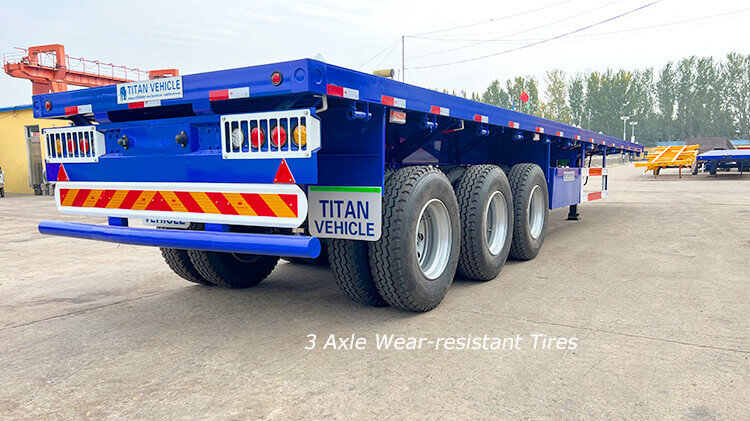 40ft 3 Axle Flatbed Trailer for Sale in Malawi