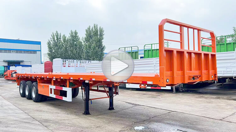 40ft Flatbed Trailer with Front Wall for Sale Price in Malawi
