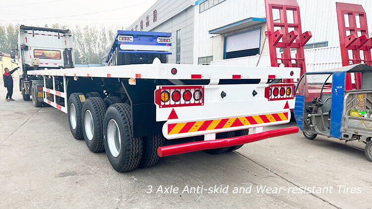 3 Axle Flatbed Semi Trailer for Sale Price in Malawi