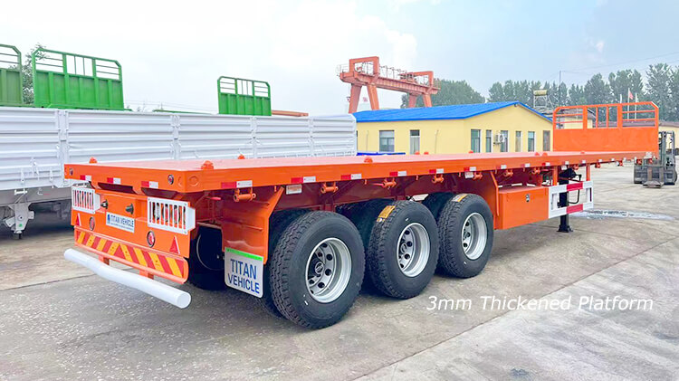 40ft Flatbed Trailer with Front Wall for Sale Price in Malawi