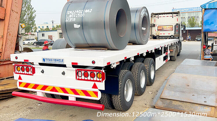 3 Axle Flatbed Semi Trailer for Sale Price in Malawi