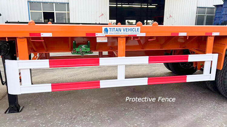 40ft Flatbed Trailer with Front Wall for Sale Price in Malawi