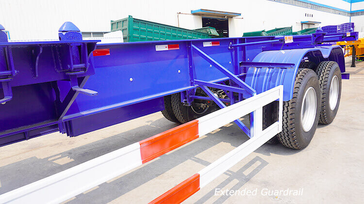 2 Axle 40ft Skeleton Trailer for Sale in Malawi