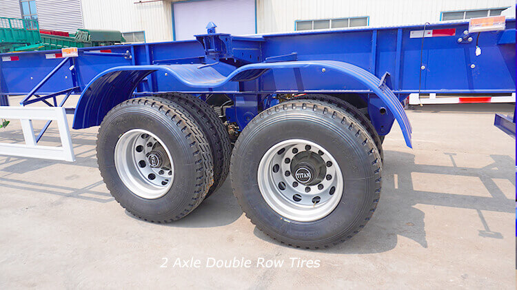 2 Axle 40ft Skeleton Trailer for Sale in Malawi