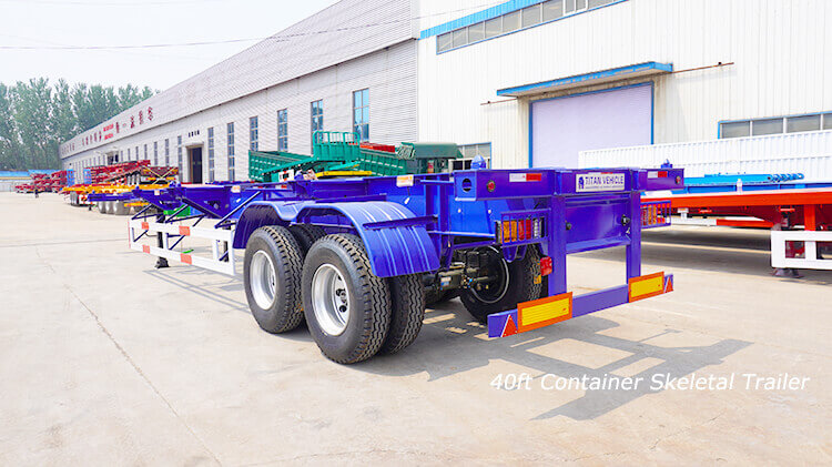 2 Axle 40ft Skeleton Trailer for Sale in Malawi