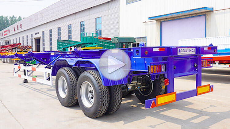 2 Axle 40ft Skeleton Trailer for Sale in Malawi
