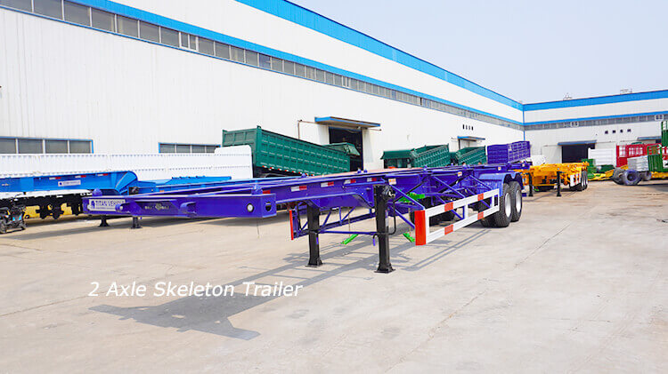 2 Axle 40ft Skeleton Trailer for Sale in Malawi