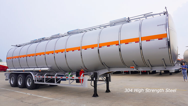 3 Axle 50000 Liters Stainless Steel Tanker for Sale in Malawi