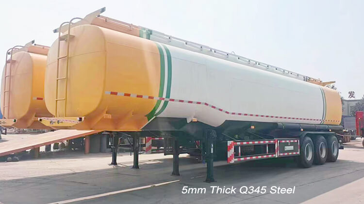 3 Axle 45000 Liters Fuel Tanker Trailer for Sale Price in Malawi
