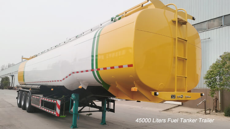 3 Axle 45000 Liters Fuel Tanker Trailer for Sale Price in Malawi