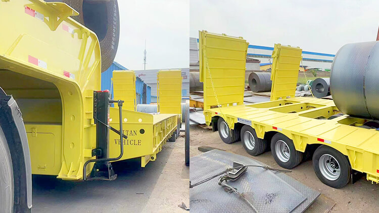 4 Line 8 Axle 150ton Low Bed Truck for Sale Price in Malawi