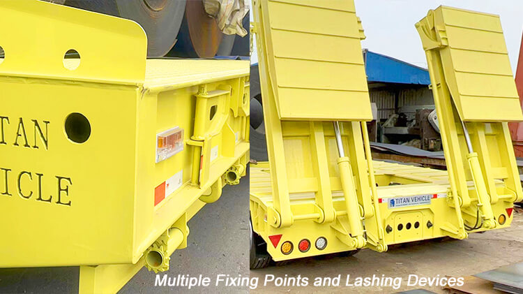 4 Line 8 Axle 150ton Low Bed Truck for Sale Price in Malawi