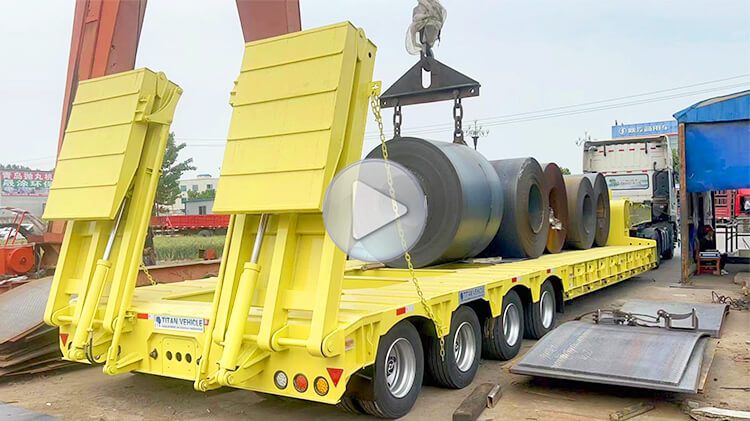 4 Line 8 Axle 150ton Low Bed Truck for Sale Price in Malawi