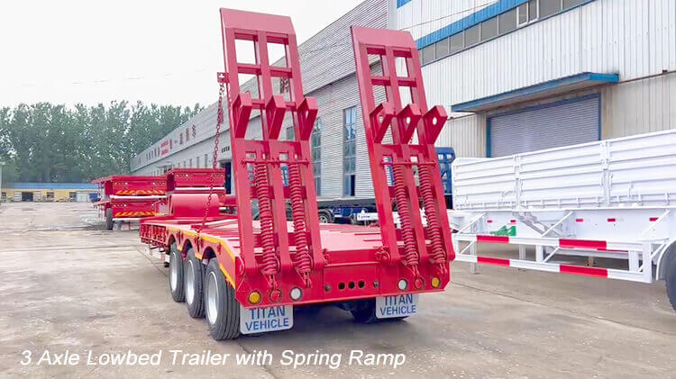 3 Axle 60ton Semi Low Bed Trailer for Sale Price in Malawi