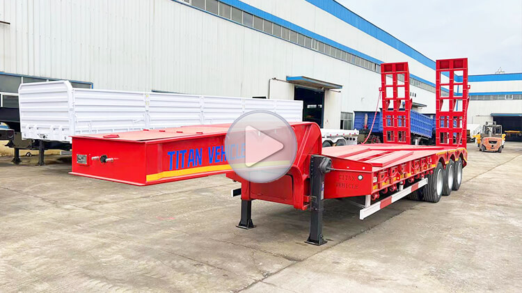 3 Axle 60ton Semi Low Bed Trailer for Sale Price in Malawi