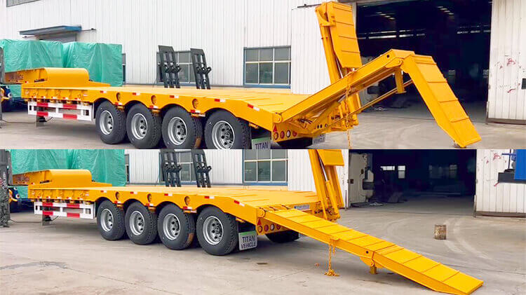 4 Axle Low Bed Trailer for Sale in Malawi