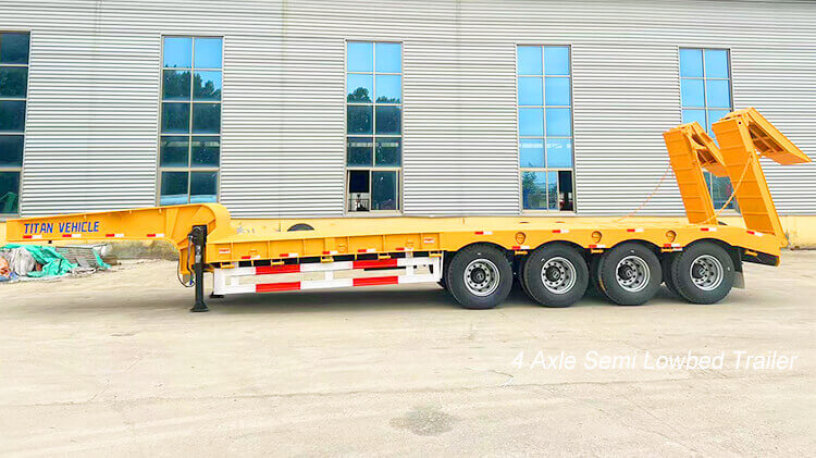4 Axle Low Bed Trailer for Sale in Malawi