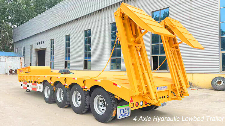 4 Axle Low Bed Trailer for Sale in Malawi