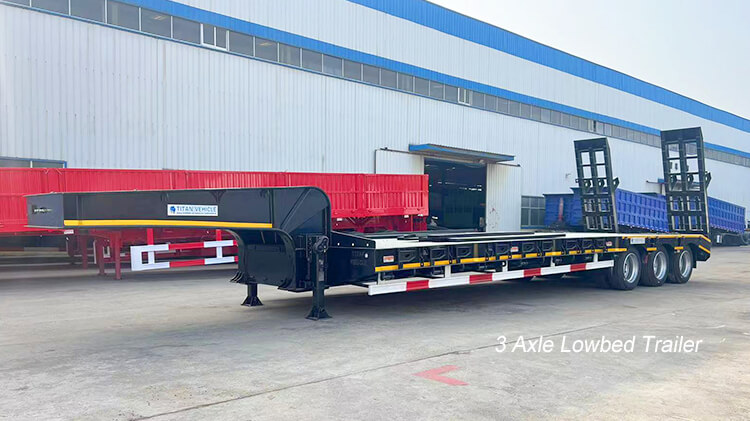 3 Axle Low Bed Trailer for Sale Price in Malawi