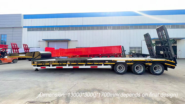 3 Axle Low Bed Trailer for Sale Price in Malawi