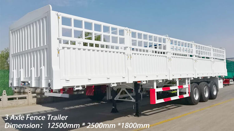 3 Axle 60ton Livestock Trailer for Sale Near Me in Malawi