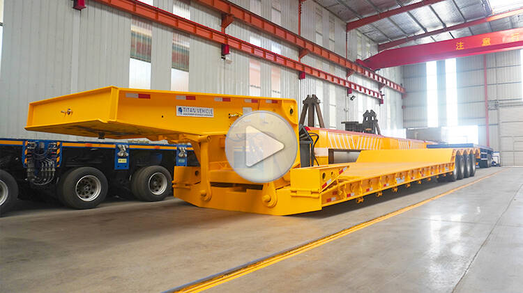 4 Axle 100ton Lowboy Trailer | Removable Gooseneck Trailer for Sale in Malawi