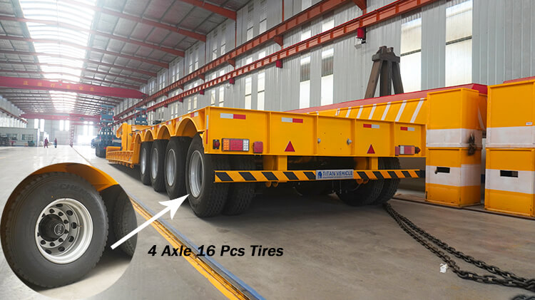 4 Axle 100ton Lowboy Trailer | Removable Gooseneck Trailer for Sale in Malawi