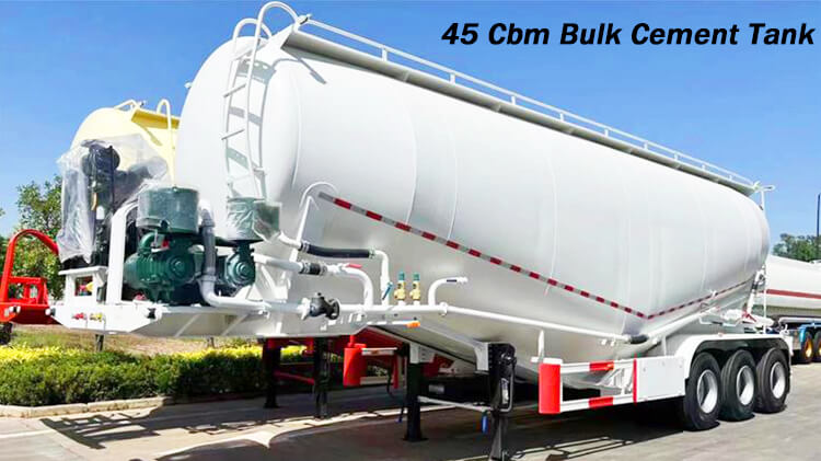 45 Cbm Dry Bulk Cement Tank Truck for Sale in Malawi
