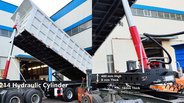 3 Axle Hydraulic Dump Trailer for Sale in Malawi
