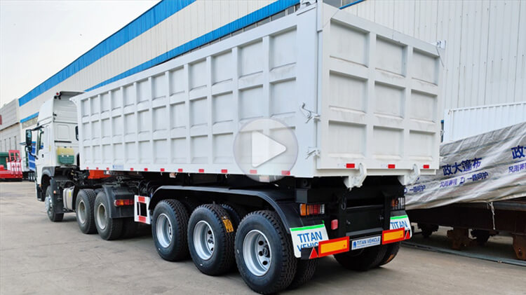 3 Axle Hydraulic Dump Trailer for Sale in Malawi
