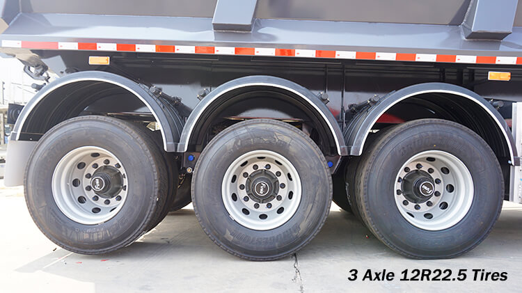 35 Cubic Tri Axle Semi Tipper Trailer for Sale in Malawi