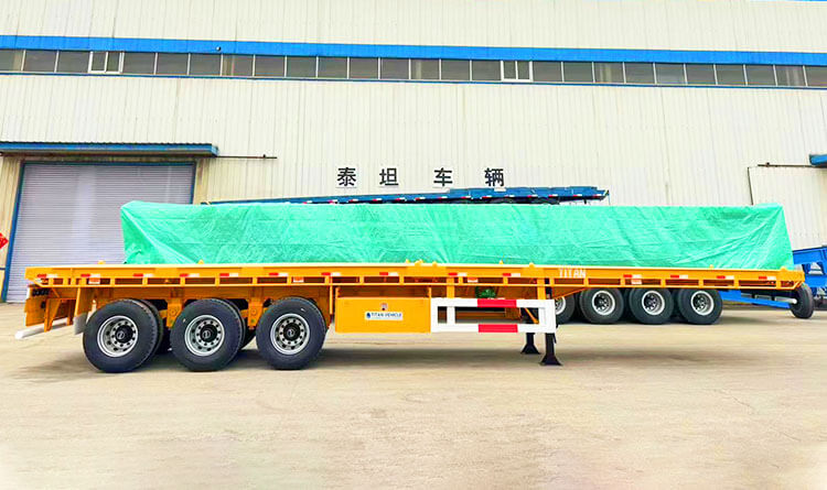 40ft Flat Bed Semi Trailer | Flatbed Semi Trailer Price in Malawi