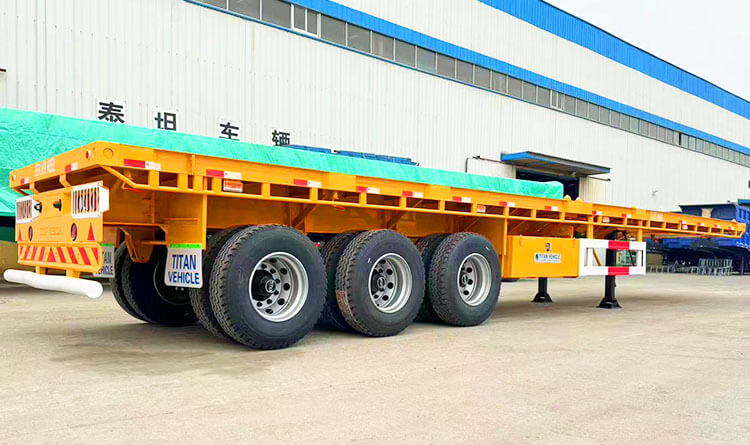 40ft Flat Bed Semi Trailer | Flatbed Semi Trailer Price in Malawi
