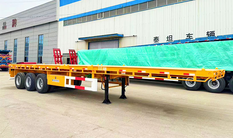 40ft Flat Bed Semi Trailer | Flatbed Semi Trailer Price in Malawi