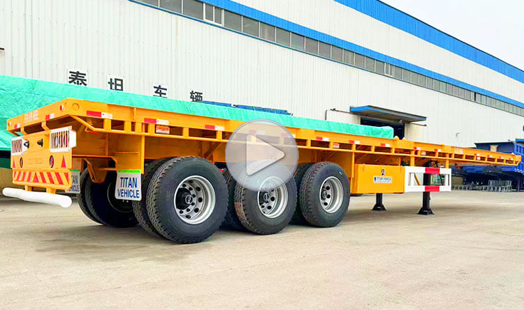 40ft Flat Bed Semi Trailer | Flatbed Semi Trailer Price in Malawi