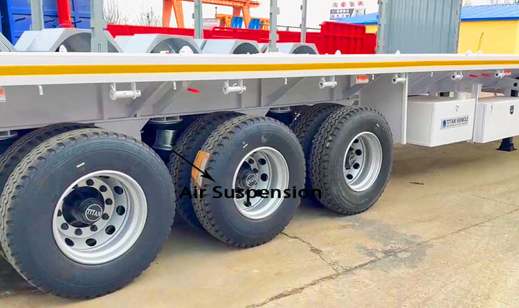 3 Axle Flatbed Tractor Trailer | Flatbed Truck Trailer for Sale in Malawi