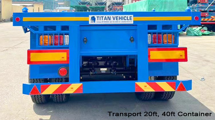 Tri Axle Semi Flatbed Trailer for Sale in Malawi