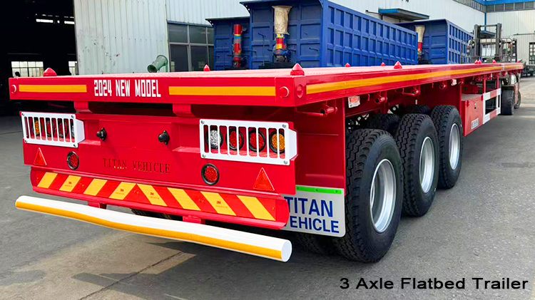 3 Axle Flatbed Trailer for Sale in Malawi