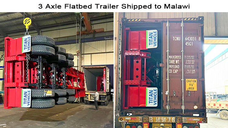 3 Axle Flatbed Trailer for Sale in Malawi