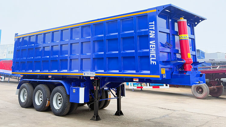 3 Axle Dump Semi Trailer for Sale in Malawi