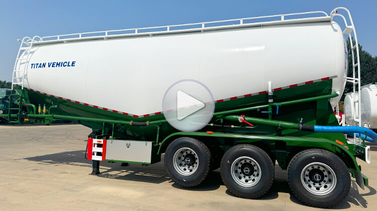 35 CBM Bulk Cement Tank Trailer for Sale in Malawi