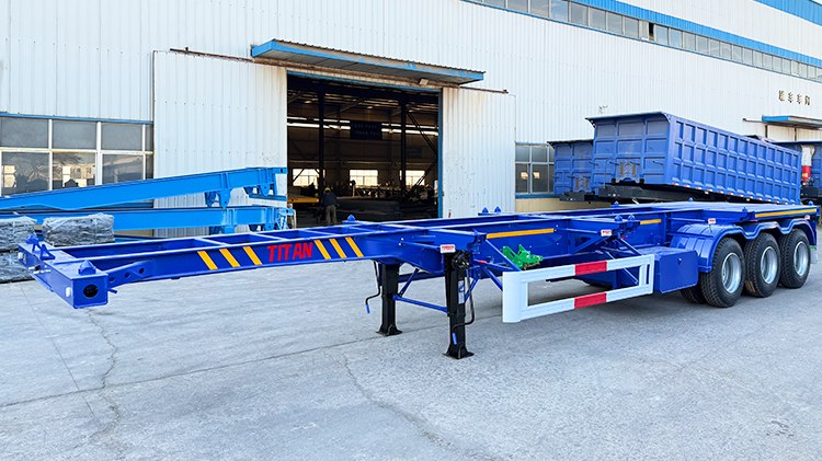 3 Axle 40 Ft Container Chassis Trailer for Sale in Malawi